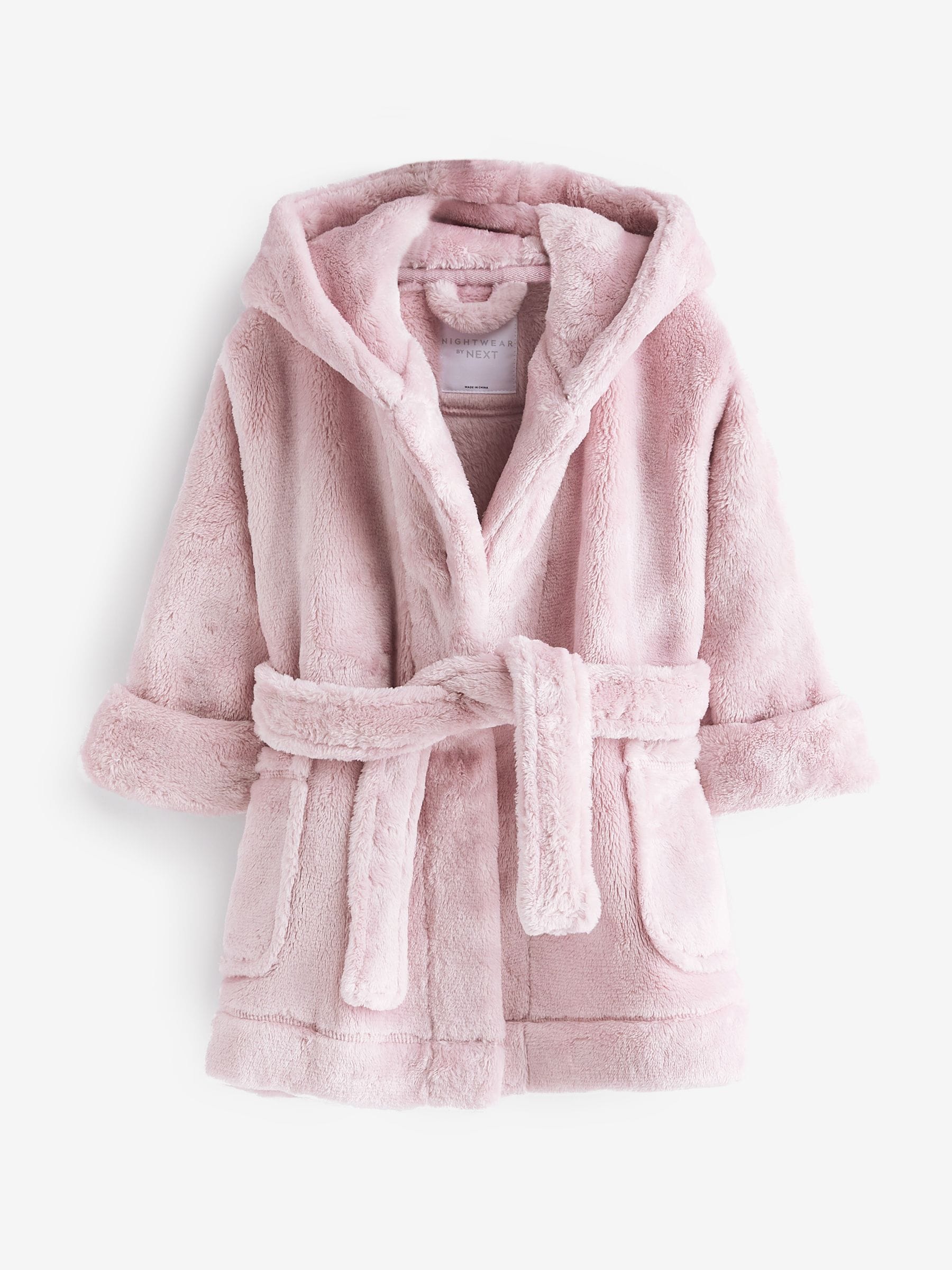 Roze - Zacht aanvoelende fleece kamerjas (9 mnd-16 jr)