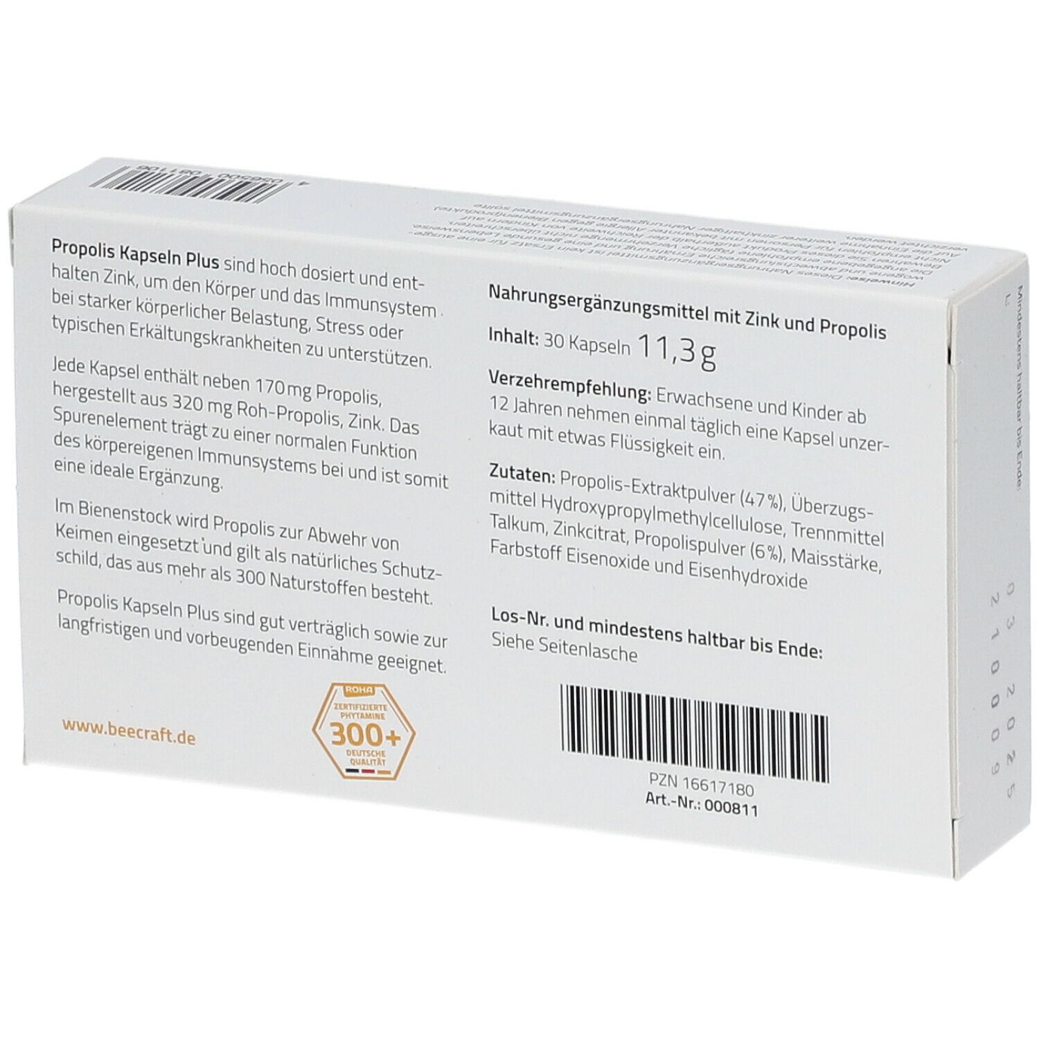 beecraft® PROPOLIS Kapseln Plus hochdosiert