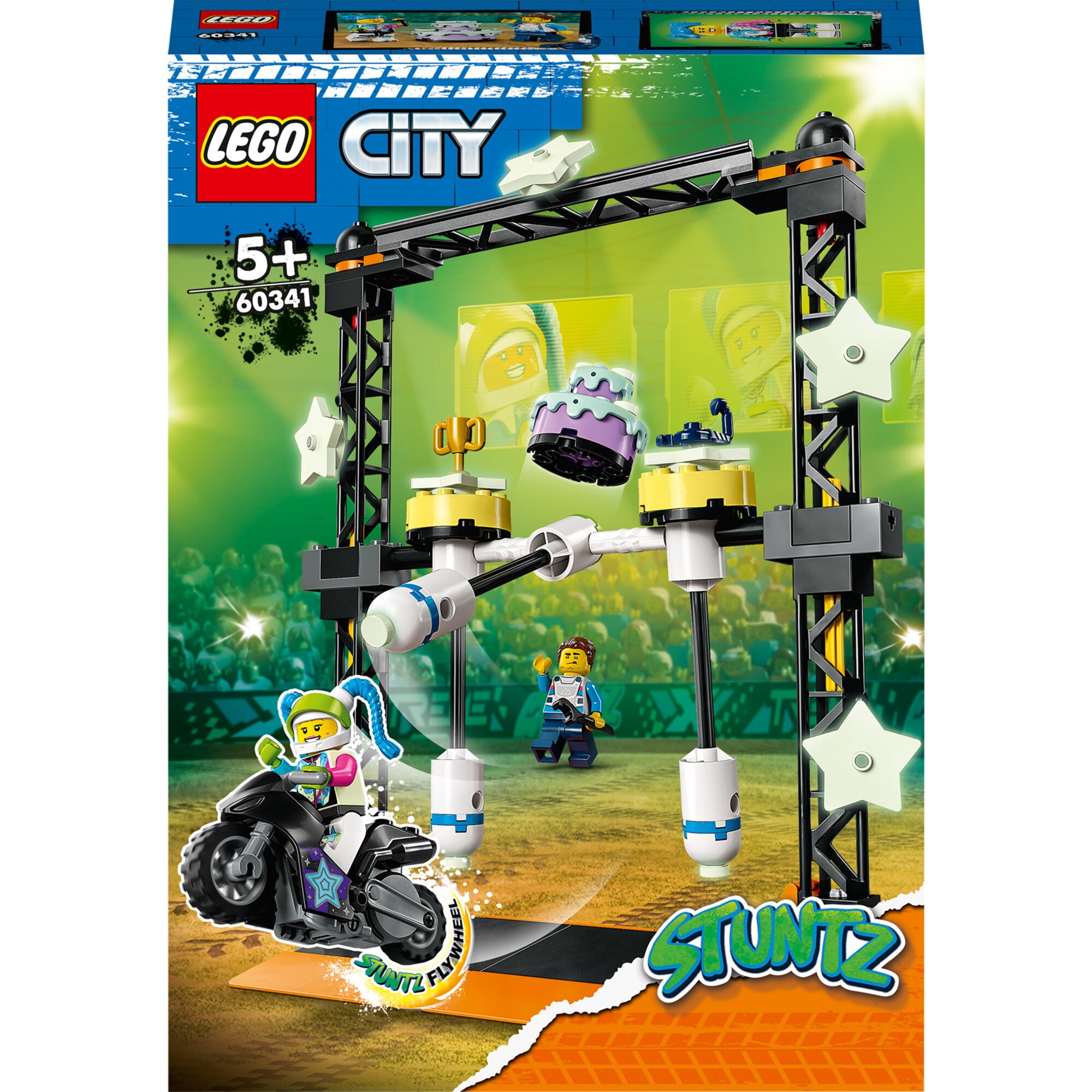 LEGO Konstruktionsspielzeug City Stuntz Umstoß-Challenge