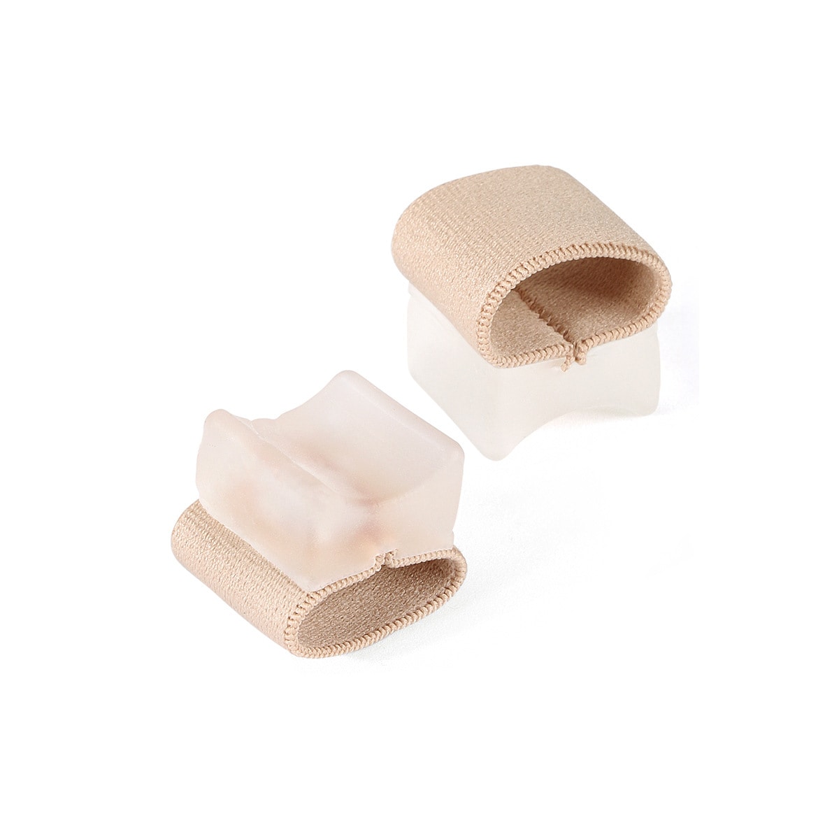 Tåavstandsstykke, tåskillere, tåkorrigerer for overlappende tå 1 par Beige L
