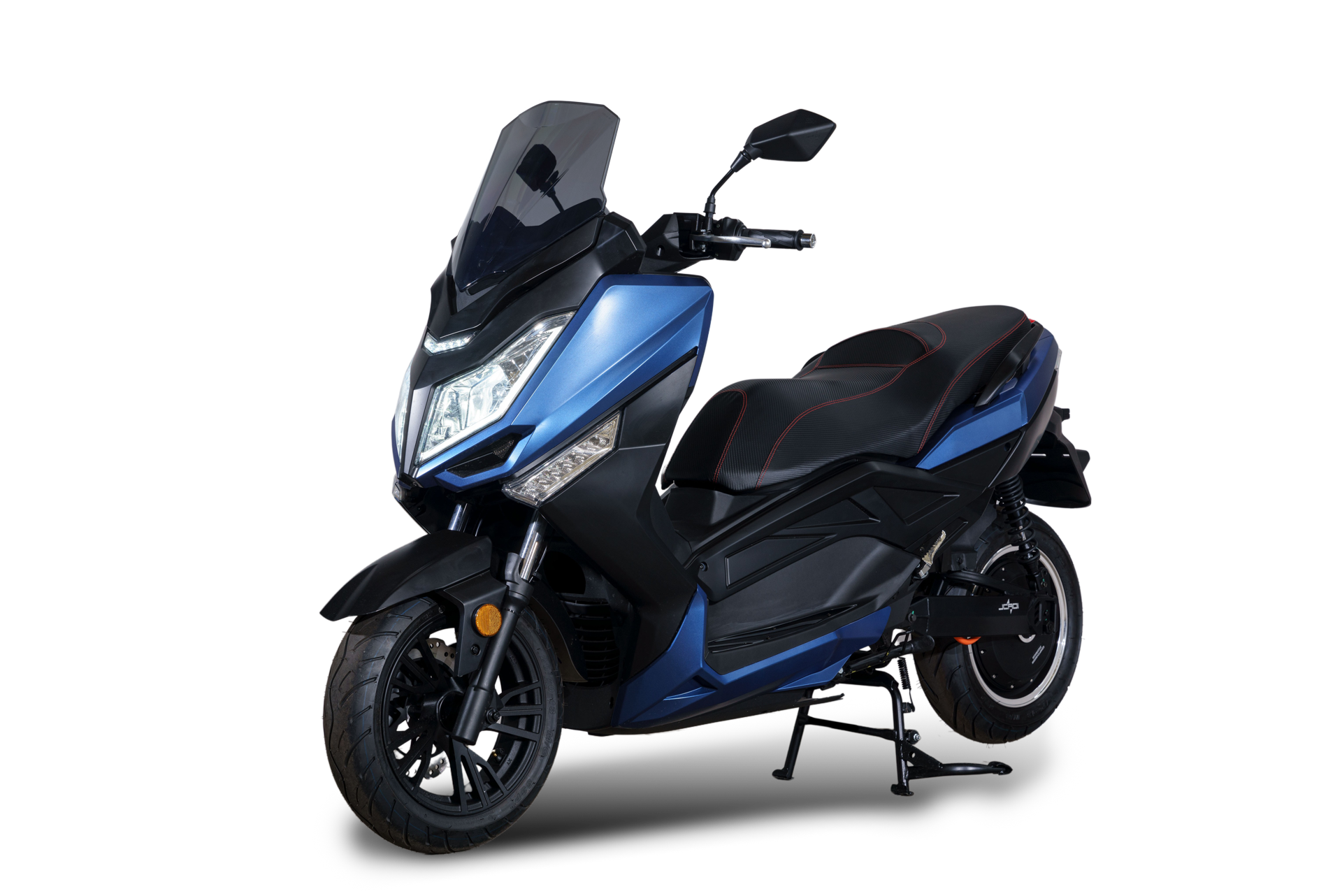 Stormborn Elektro-Motorrad ALEX R - 5kW Motor mit herausnehmbaren Akkus Mattschwarz