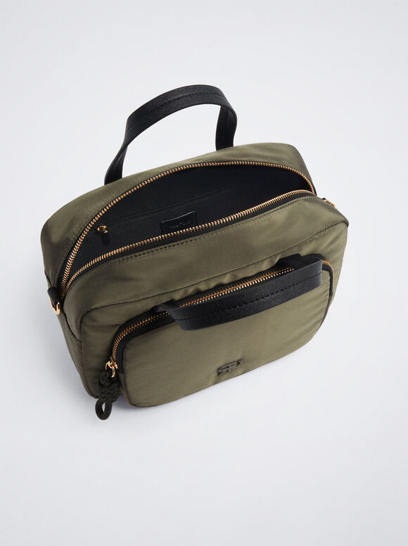 Bolsa de nylon para compras - Cáqui
