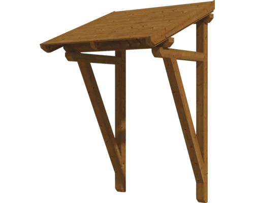 SKAN HOLZ luifel Potsdam 2 notenhout 176x156 cm
