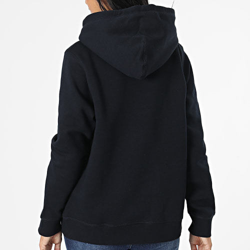 Sweat Capuche Femme Monogram 7434 Bleu Marine