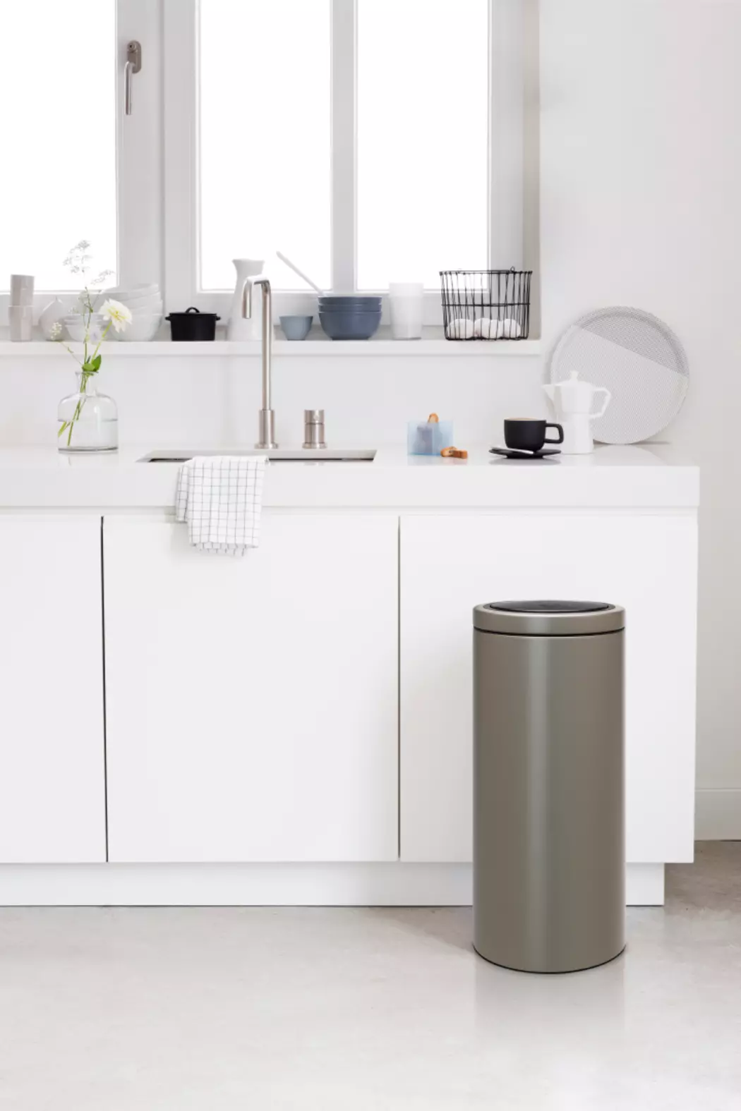 Touch Bin Platinum 30l