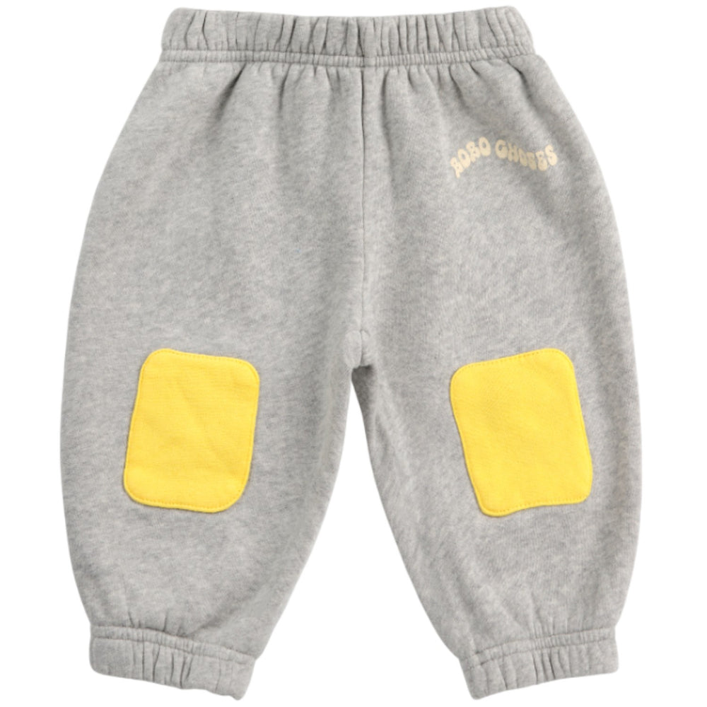 Køb Bobo Choses Heather Grey Knee Patches Jogging Bukser