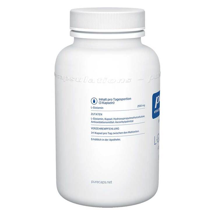 Pure Encapsulations L-Glutamin 850 mg Kapseln, 90 St