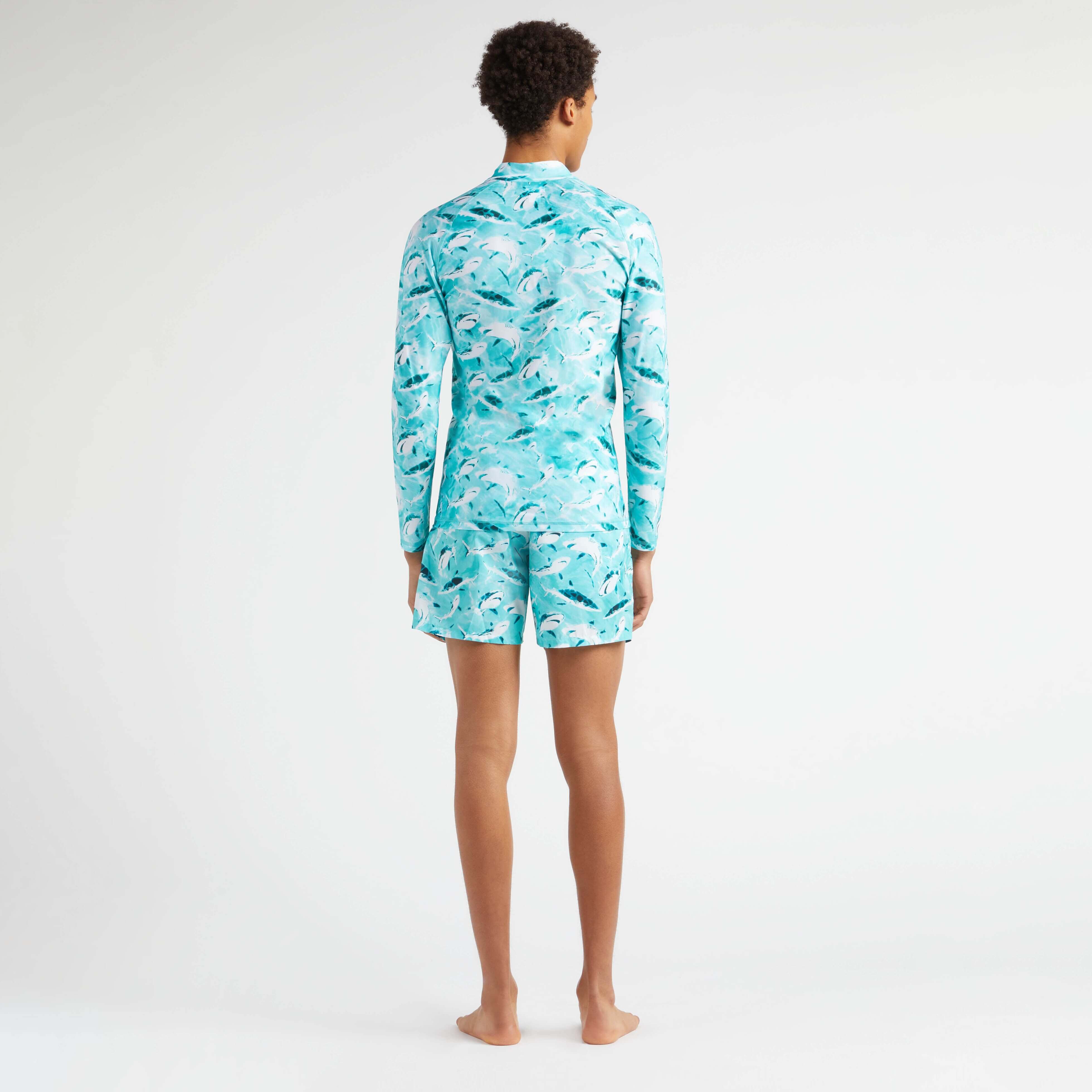 T-shirt Anti UV Manches Longues Homme Requins