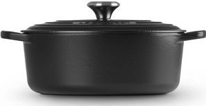 Braadpan Le Creuset Signature Ovaal Mat Zwart 27 cm