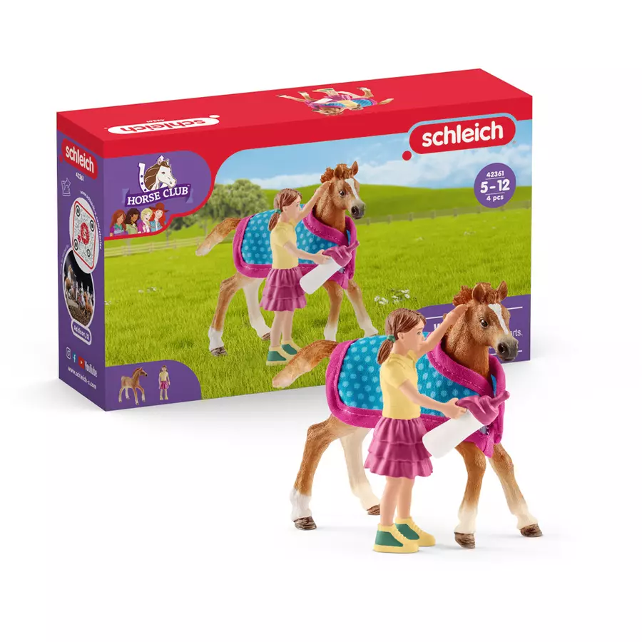 schleich® Horse Club Fohlen mit Decke
