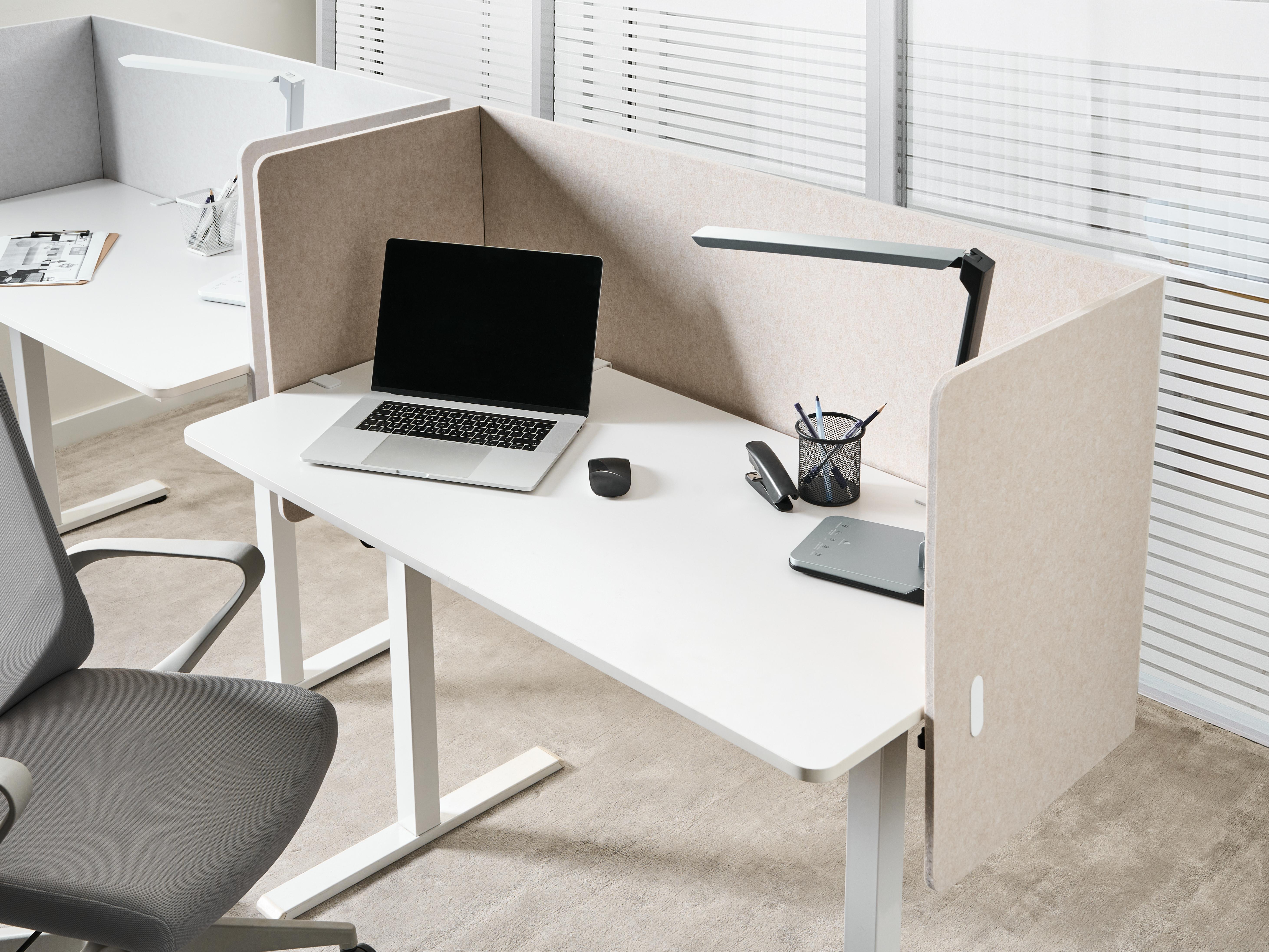 Bureauscheidingswand SOLOA Beige