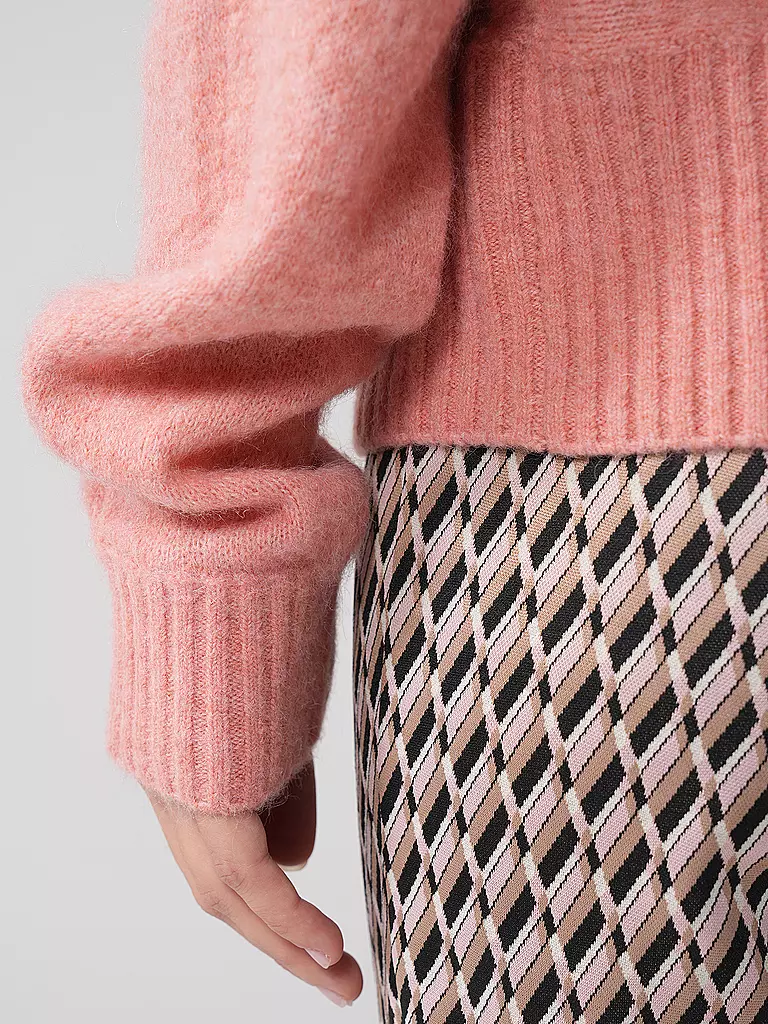 OPUS Rollkragenpullover PANWERP rosa