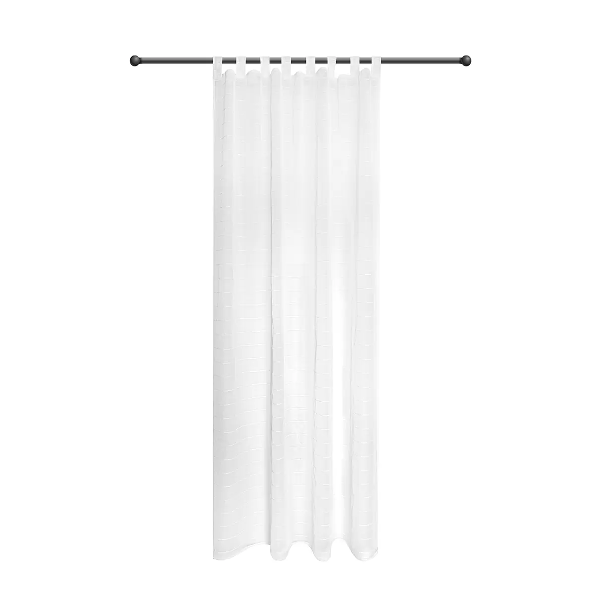 Fertigvorhang Tag Delfine weiss