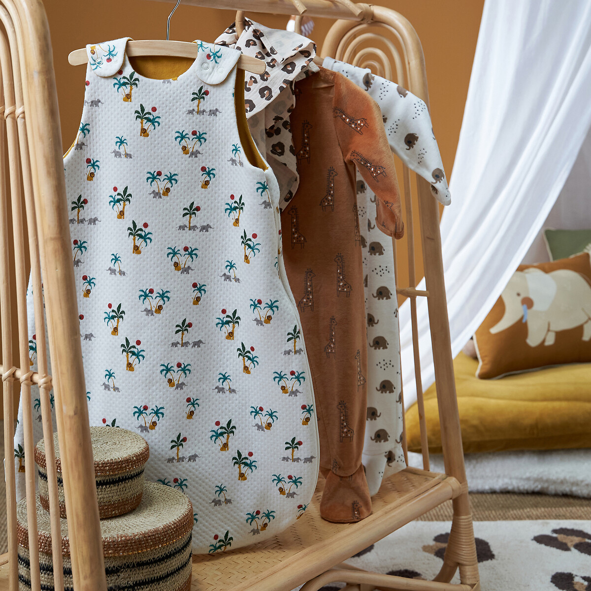 LA REDOUTE INTERIEURS<br>Saco de dormir reversível de verão, em algodão, Zagazig