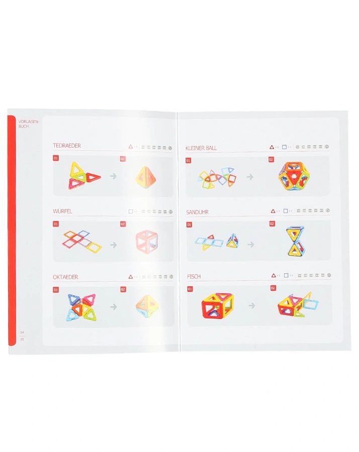 Magnet-Bausatz MAGFORMERS 274-15 DESIGNER SET 62-teilig
