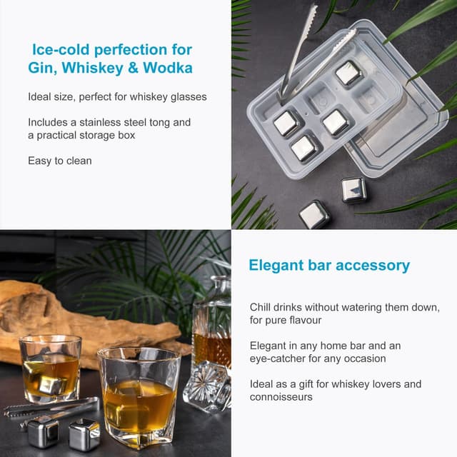 Whiskysten 6x isterninger Kølersten Kølerterninger