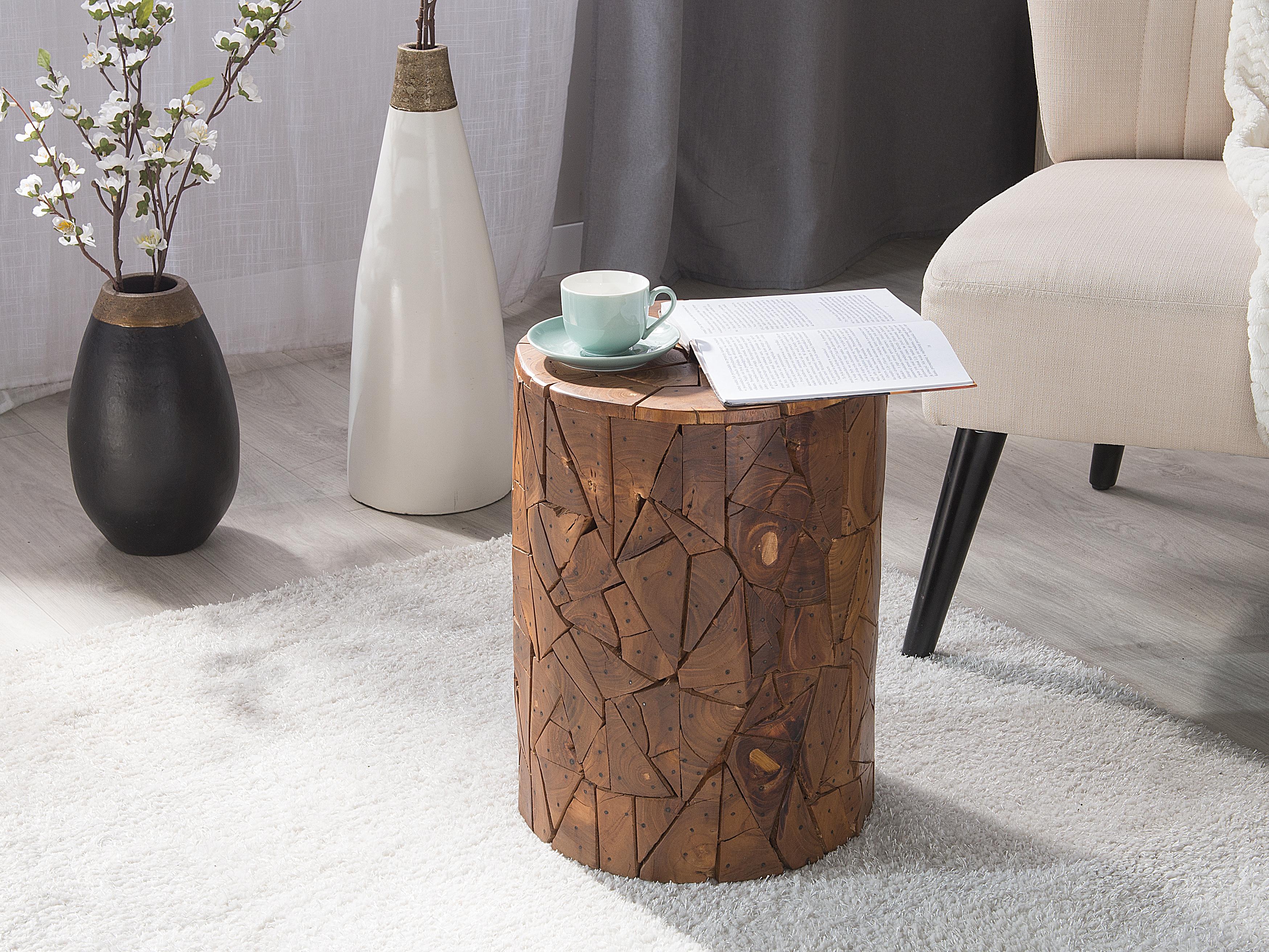 Bijzettafel DAWSON Teakhout Bruin