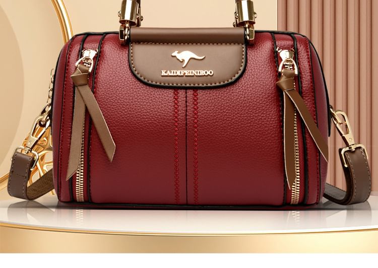 Mayanne - Crossbody Boston-tas met rits