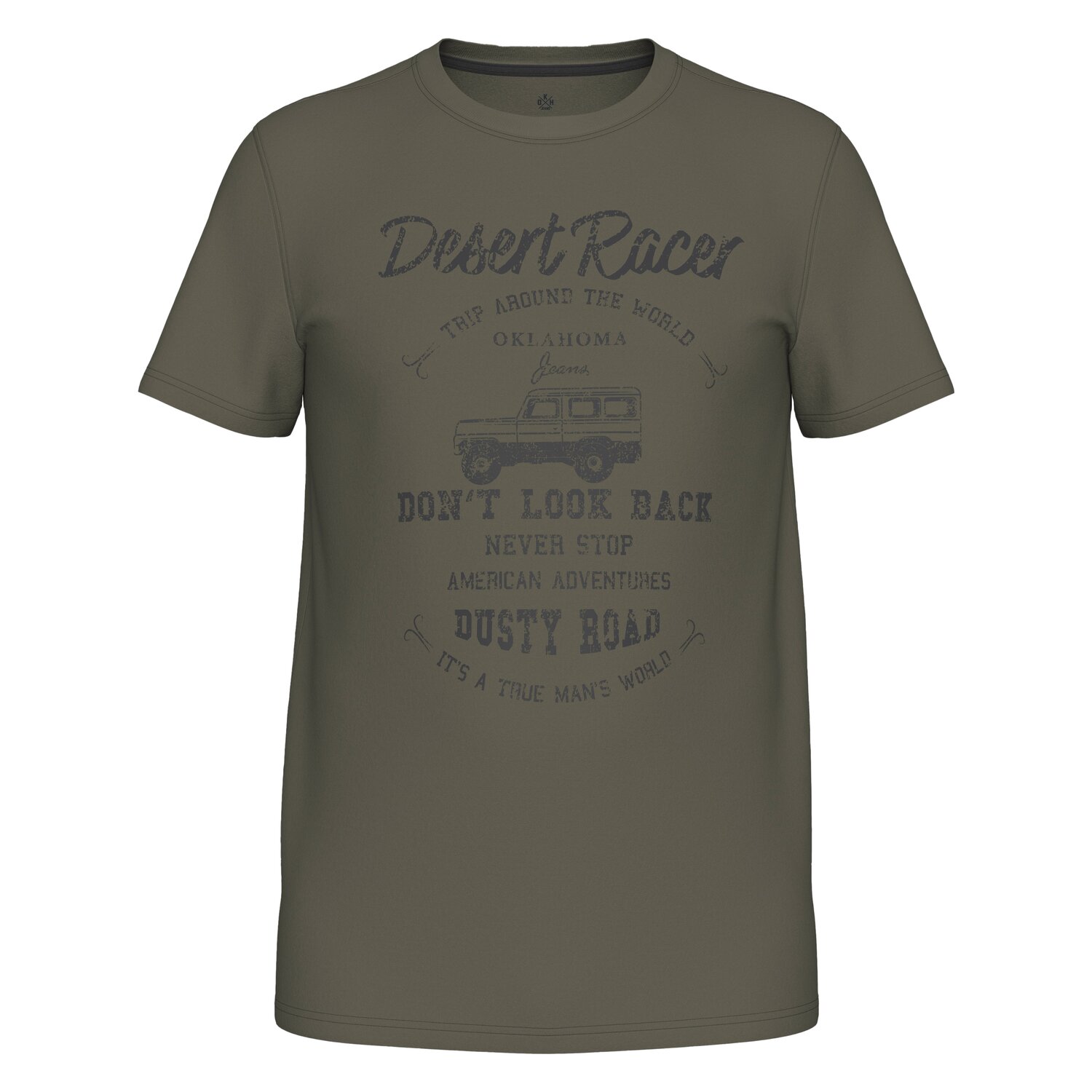 OKLAHOMA Jeans T-Shirt  - dark green