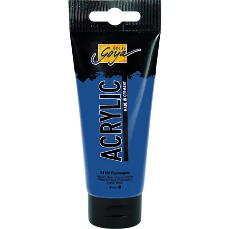 SOLO GOYA Acrylic Paynesgrau 100 ml Tube