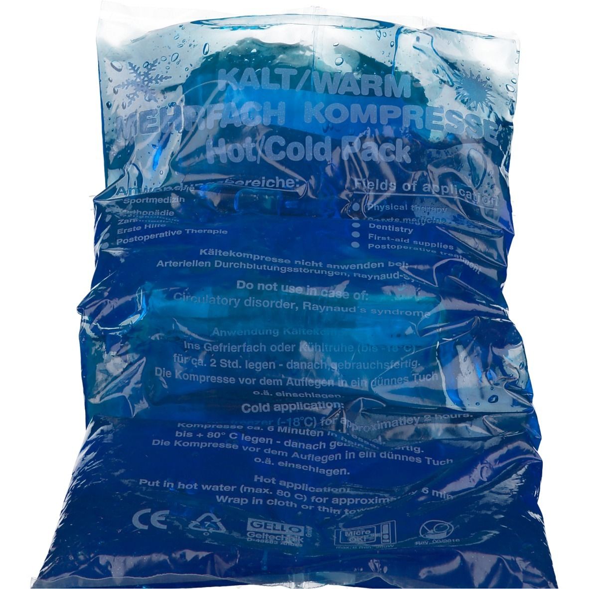 Kalt-Warm Mehrfachkompresse 21 cm x 38 cm