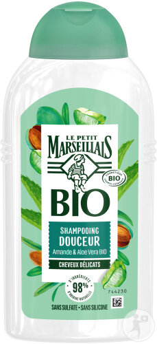 Le Petit Marseillais Shampoing Douceur Amande Et Aloe Vera Flacon 250ml