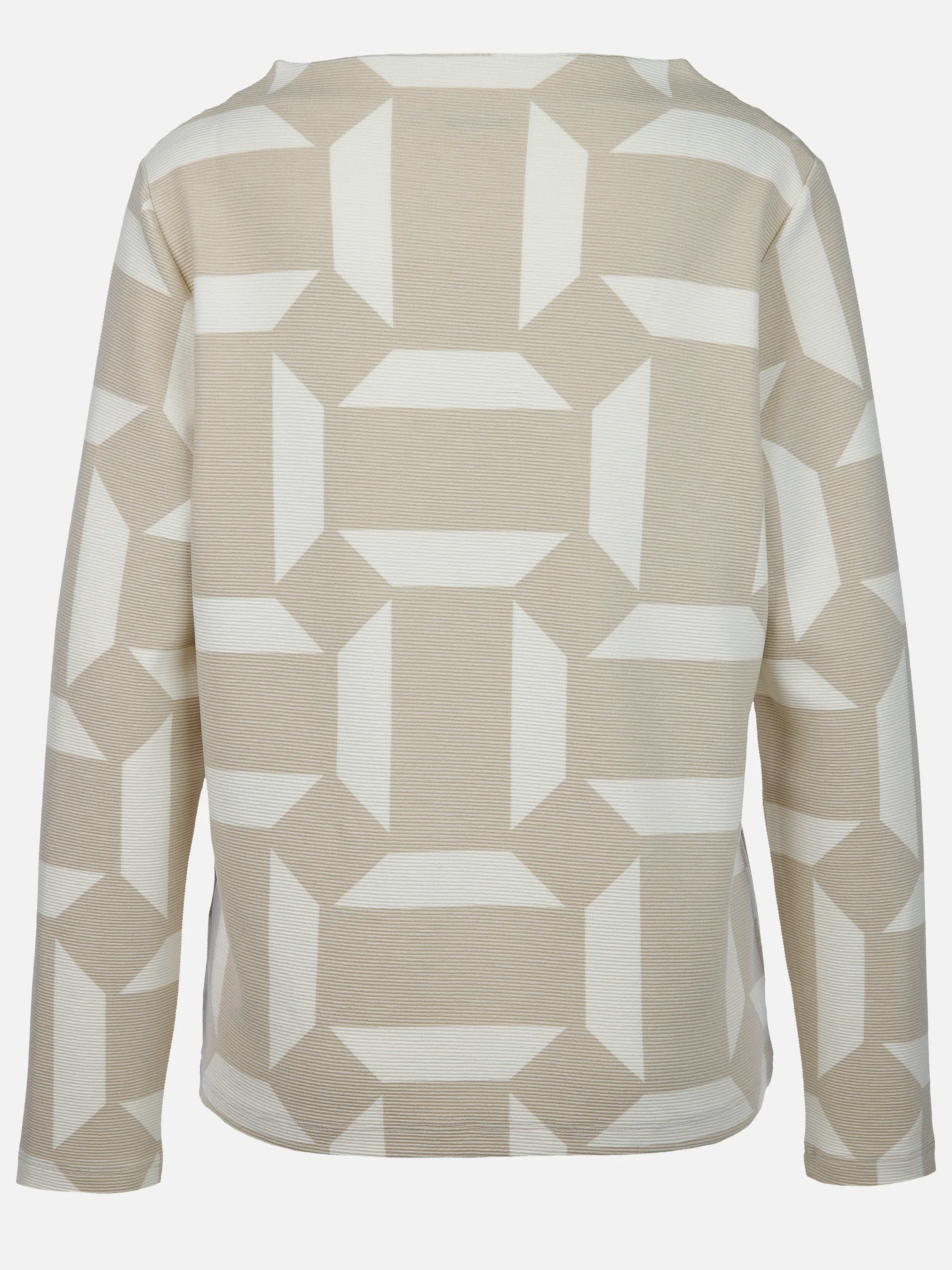 Damen Sweatshirt in Ripp-Optik