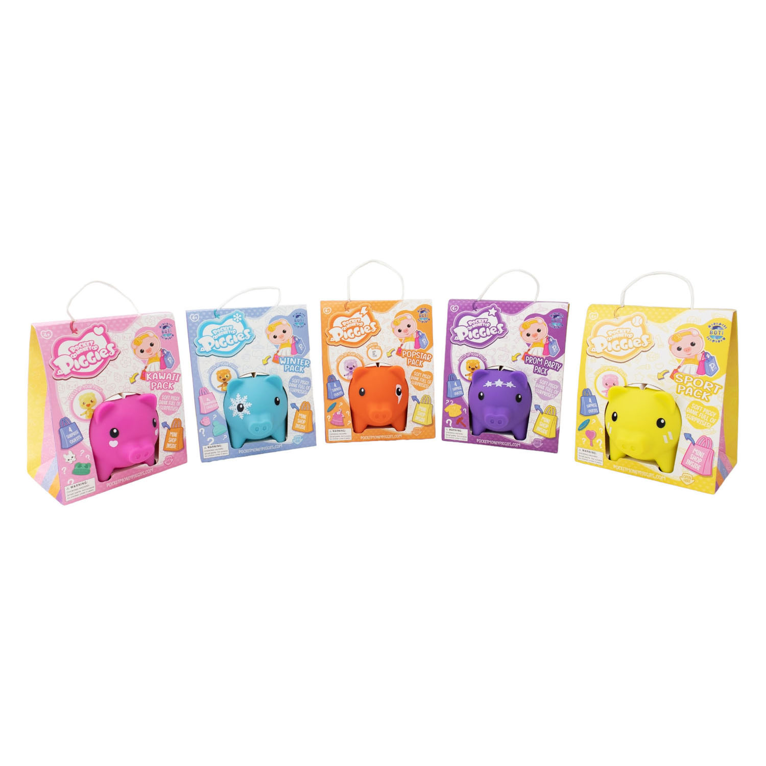 Pockey Money Piggies Speelfiguur met Spaarpot- Popstar Pack
