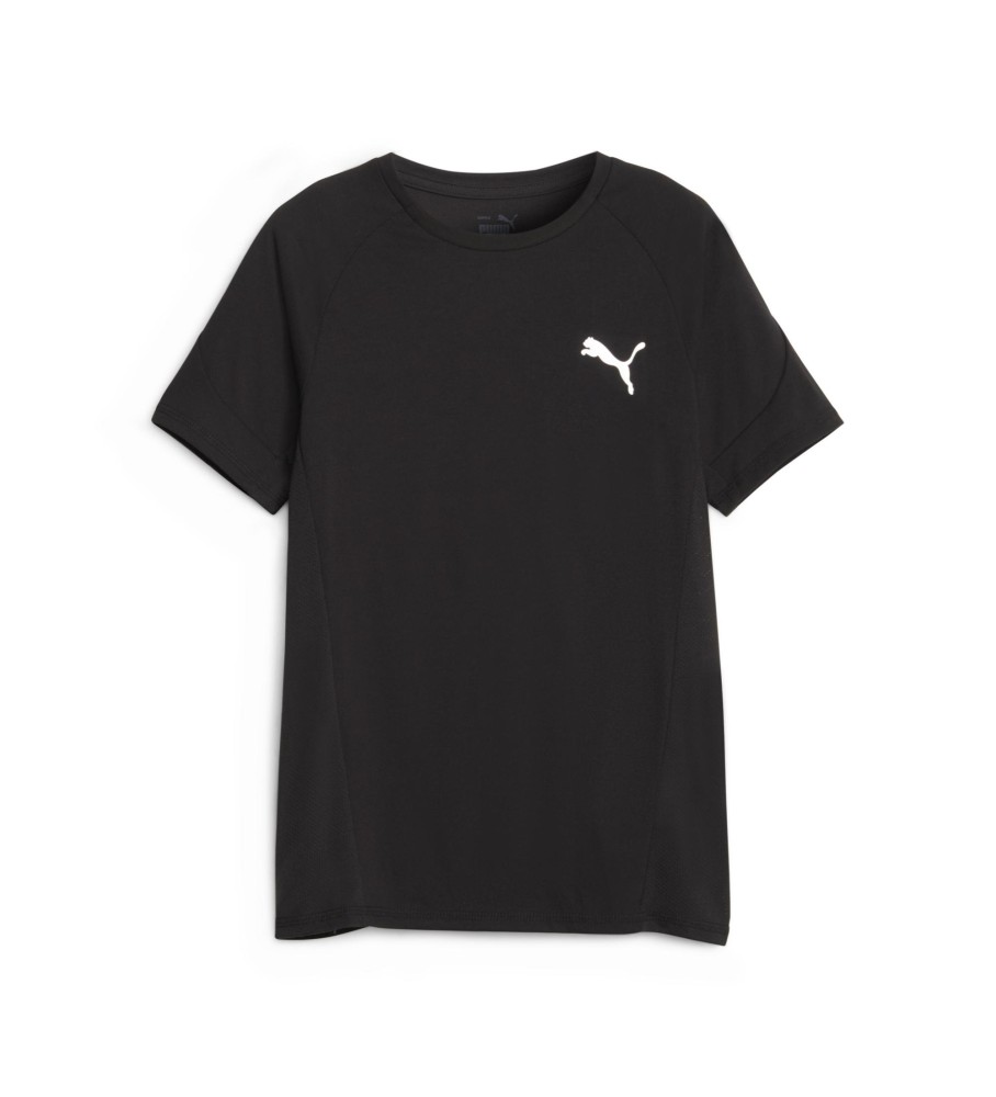 Camiseta preta Puma evoSTRIPE