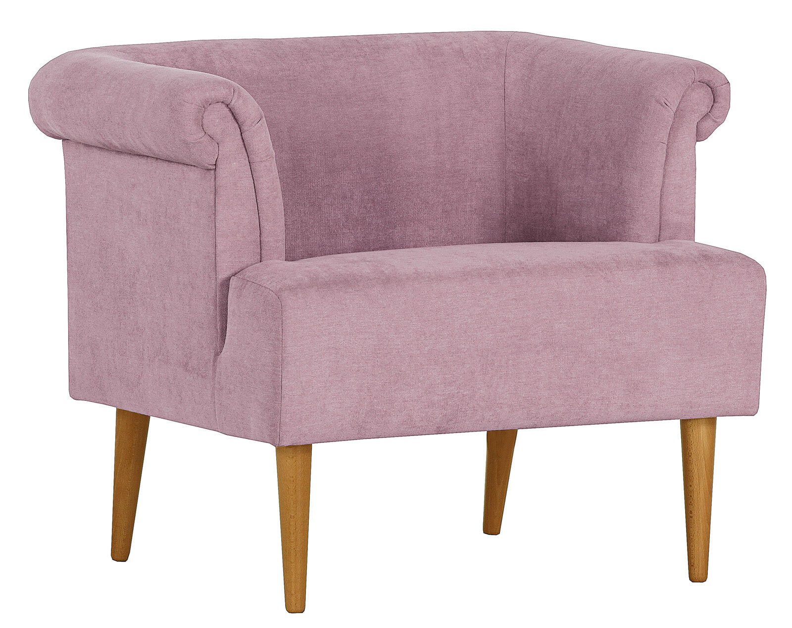 Sessel OLSEN Stoffbezug Rose