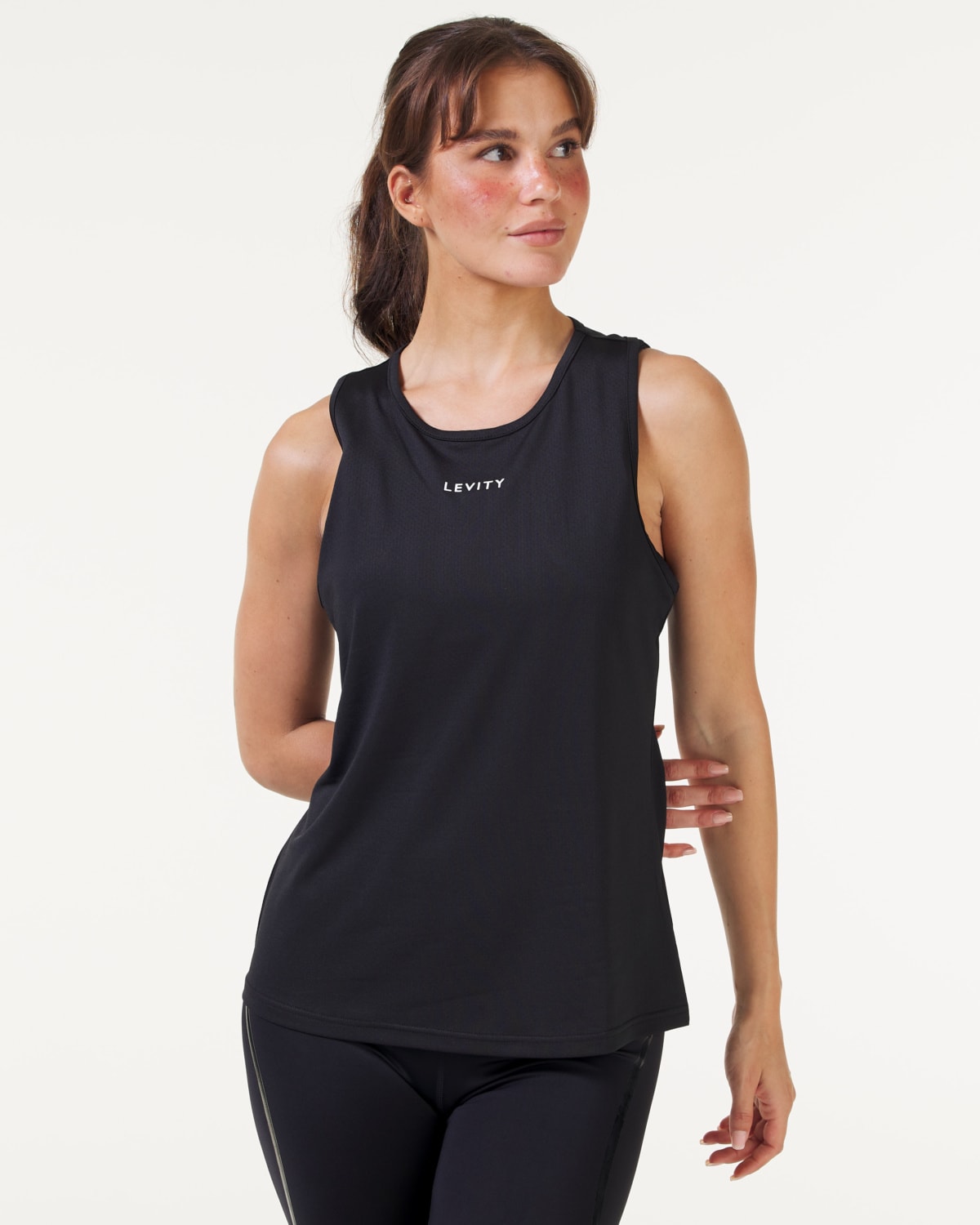 LEVITY Elemental Mesh Tank Black