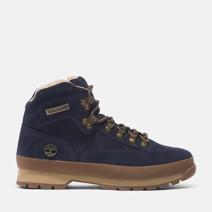 Chaussure de randonnée Euro Hiker Timberland C.F. Stead Indigo Suede pour homme en bleu foncé