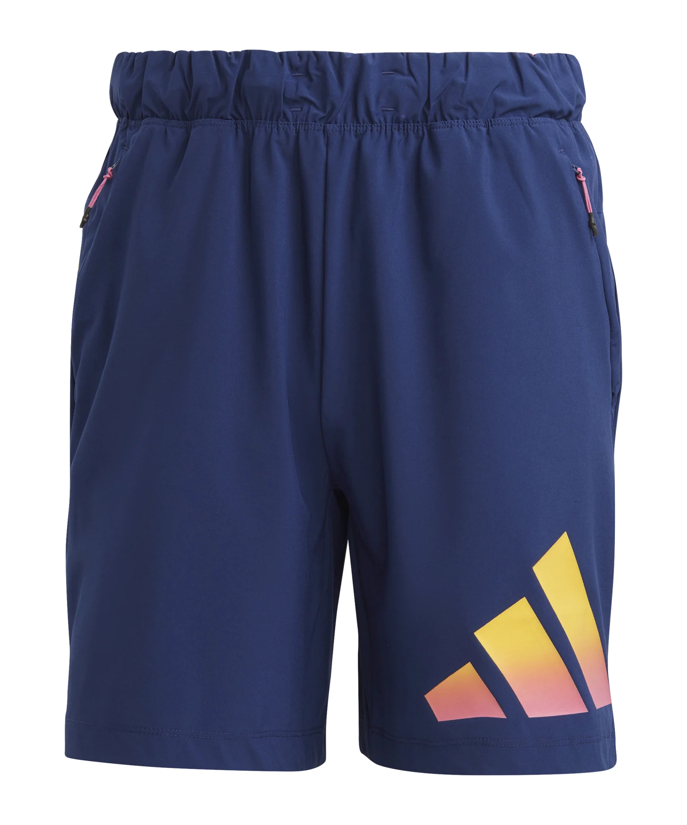 adidas 3Bar Short Blau Gelb Orange