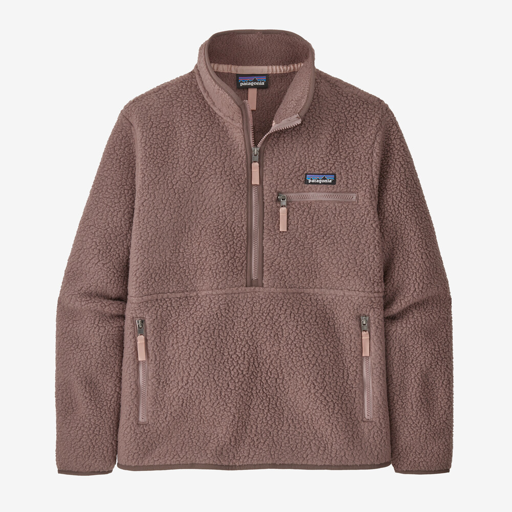 Damen Retro Pile Fleece Beuteltier