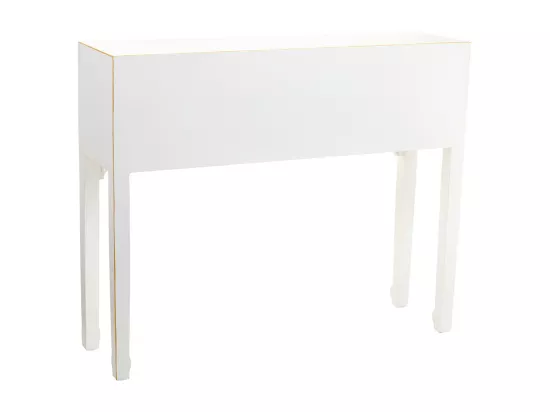 Récepteur en bois avec 4 tiroirs 95x26x78