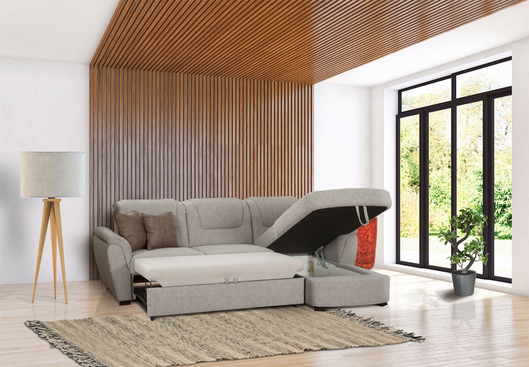Ecksofa Modena 274x94x198 cm beige