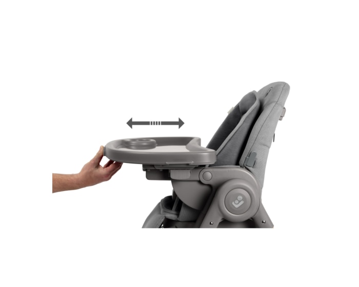 Minla Plus 0 - 14 Y   0 - 60 kg    Einfaches Hineinsetzen des Kindes |    Voll verstellbar |    Leicht zu bewegen und zusammenzuklappen |    Elegantes, modernes Design |