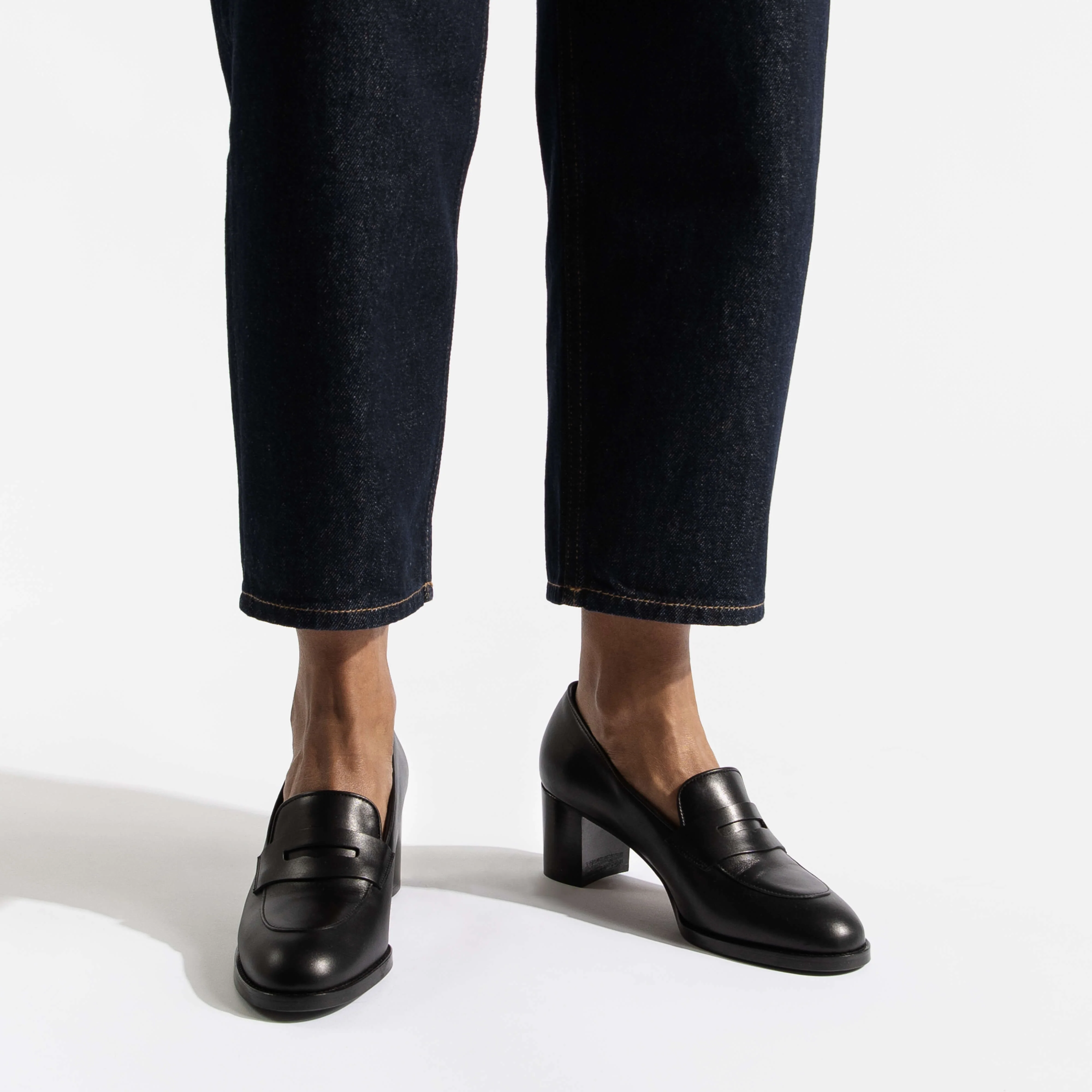 Mocassin à talon