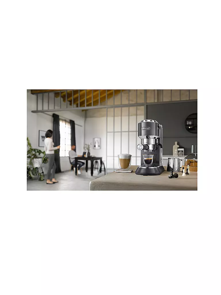DELONGHI Kaffeemaschine EC885GY Dedica Arte Grau grau