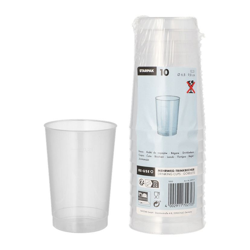 Plastglass 10-pk 20 cl