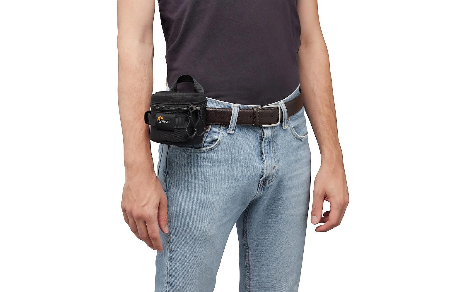 Objektivtasche ProTactic LCS 8 x 8 IIIGepolsterte Tasche mit Zurrgurt für Objektive bis zu 8 cm Durchmesser und 8 cm Länge