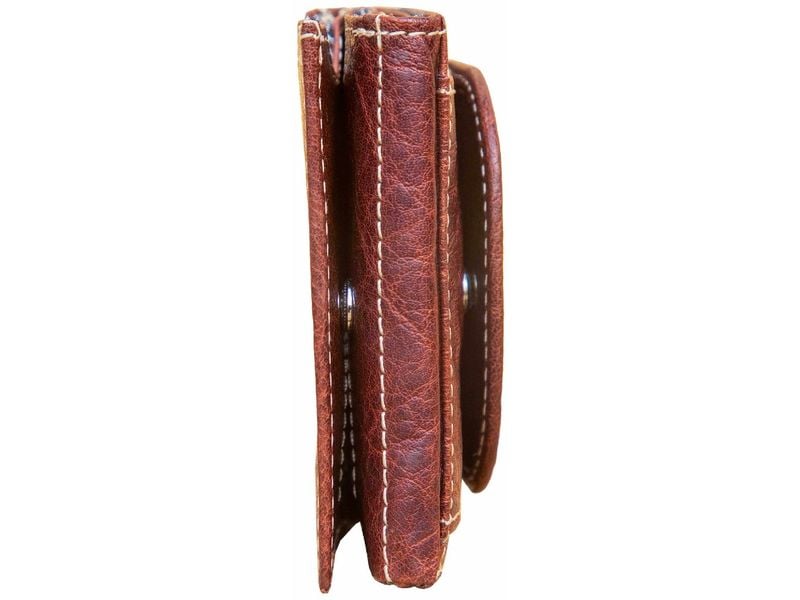 Alpenleder Portemonnaie Pocket Brandy Herren Geldbeutel