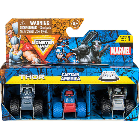 Monster Jam mini 1:87 Marvel monstertrucks