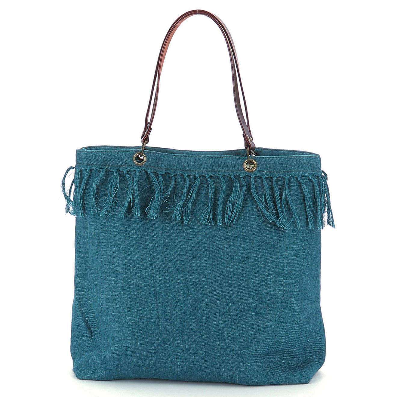 En Fil d'Indienne Sac Cabas Medium Double ocean - 36x36x12 cm