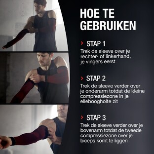 Hansaplast Sportcompressie Armsleeves 1ST