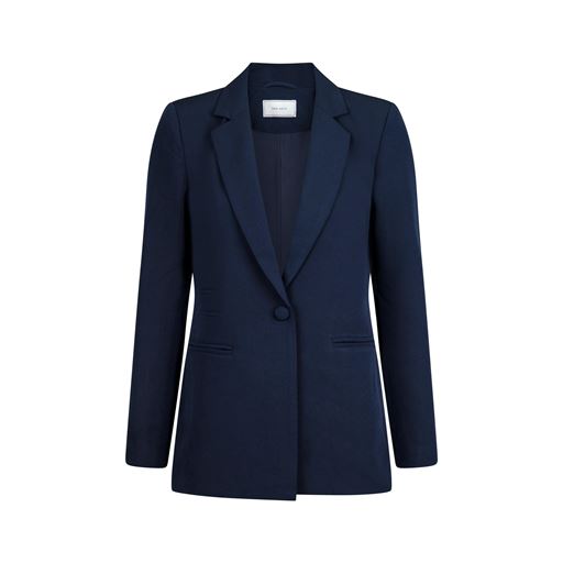 Neo Noir Avery Woven Blazer, Dark Navy, 36
