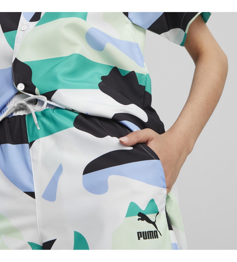 Shorts Puma Worldwide Printed 6 multicoloridos