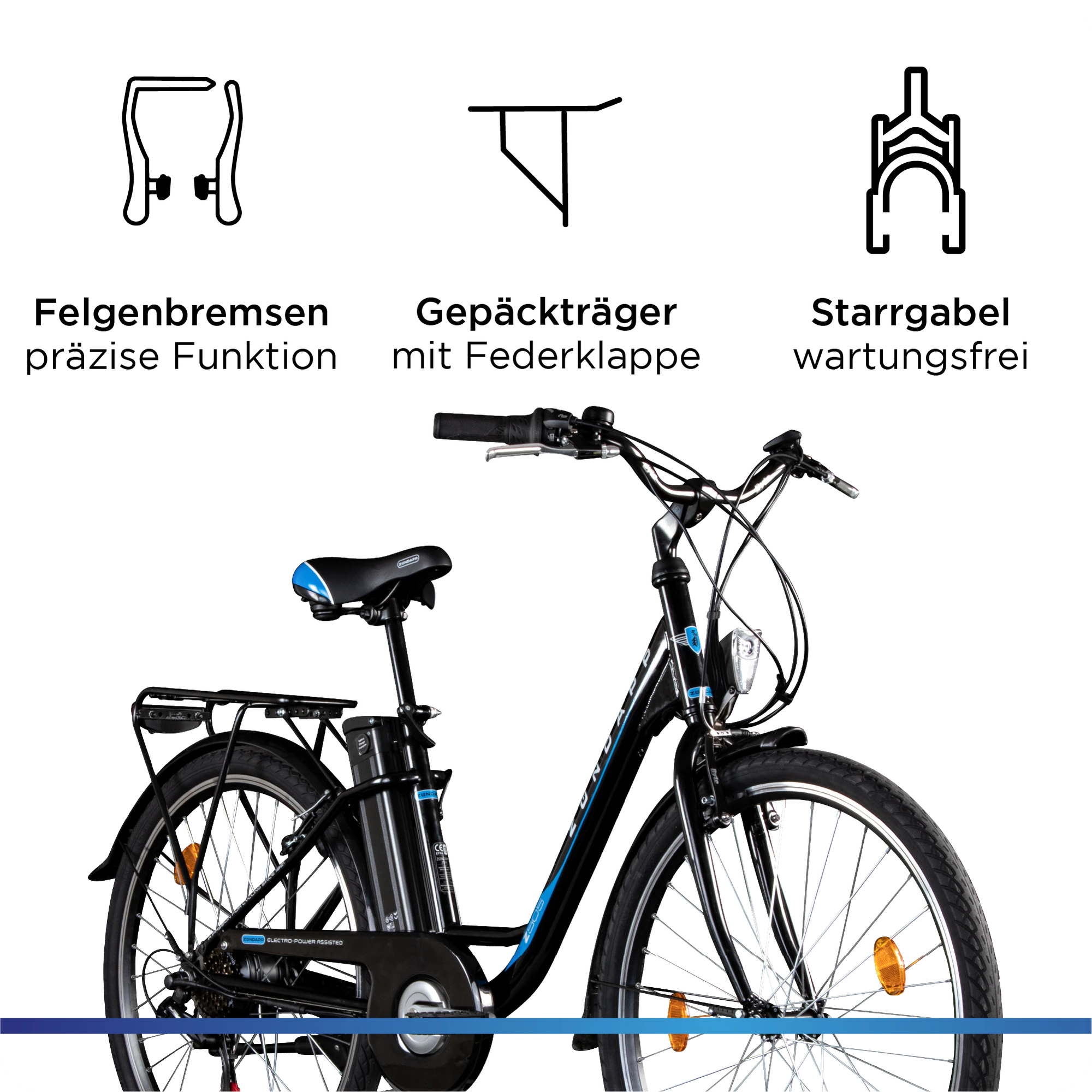 Zündapp Z505 E Bike Damen 26 Zoll Pedelec 150 - 185 cm Elektrofahrrad Damenfahrrad