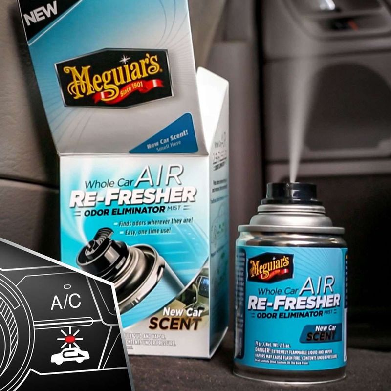 Meguiars - Air Re-Fresher - Cockpitspray - Nieuwe Auto Geur - 59ml