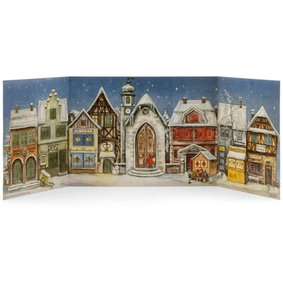 Adventskalender Die kleine Stadt von 1946